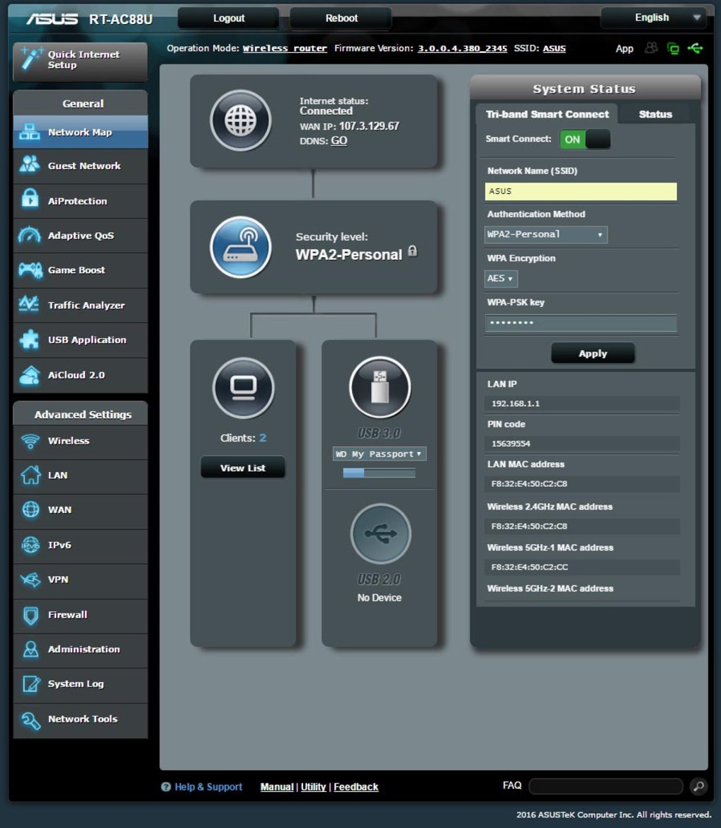 Asus RT-AC88U AC3100 MU-MIMO Router Review