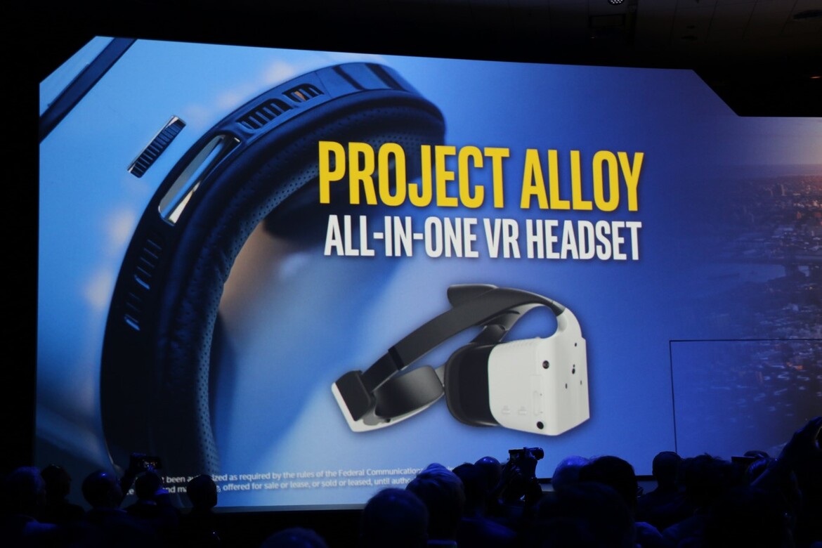 Intel Unveils Project Alloy Merged Reality Headset And Partnership With Microsoft For Windows Holographic Shell