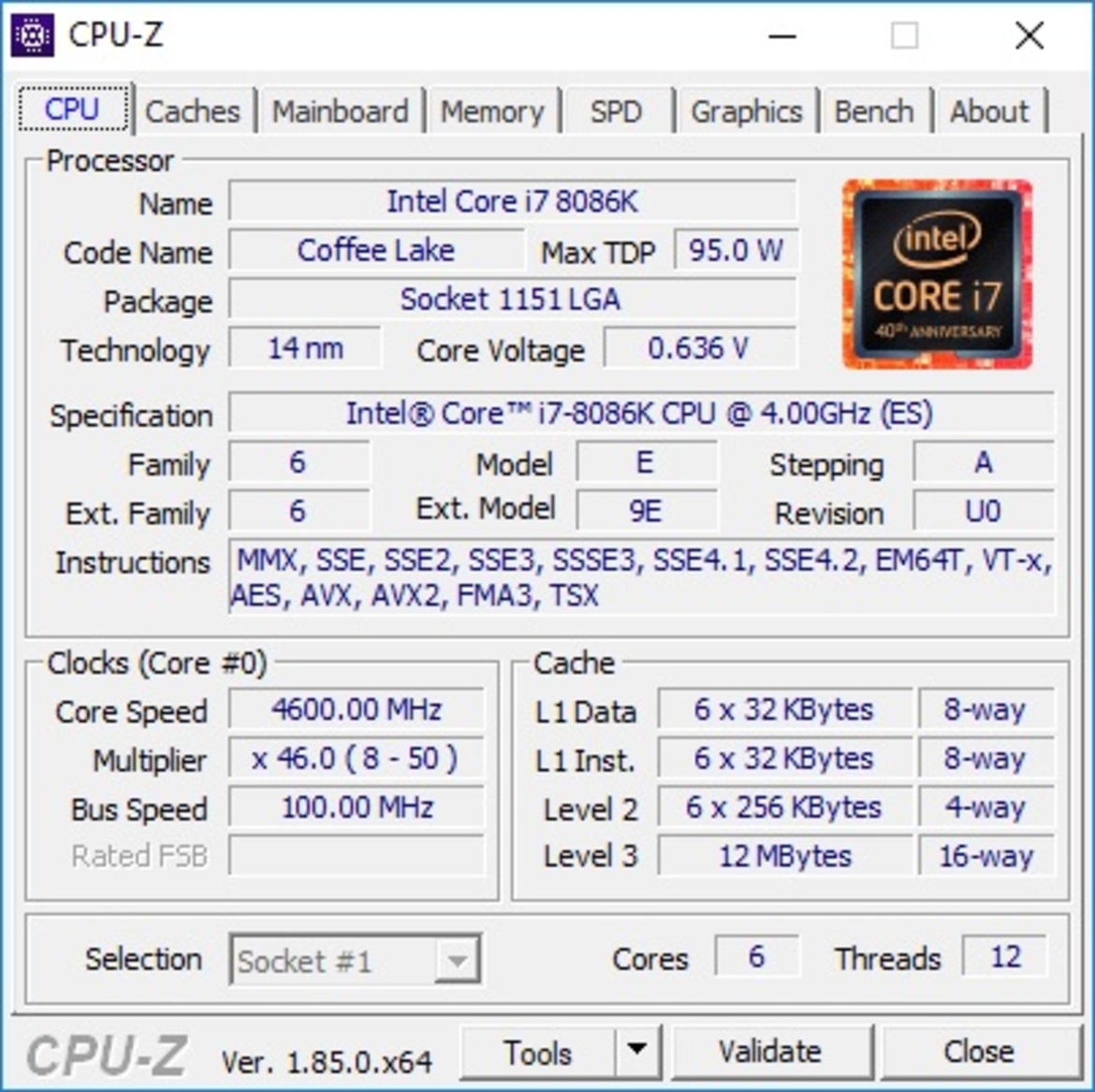 Core i7-8086K 40th Anniversary CPU Review: Intel X86 Hits 5GHz
