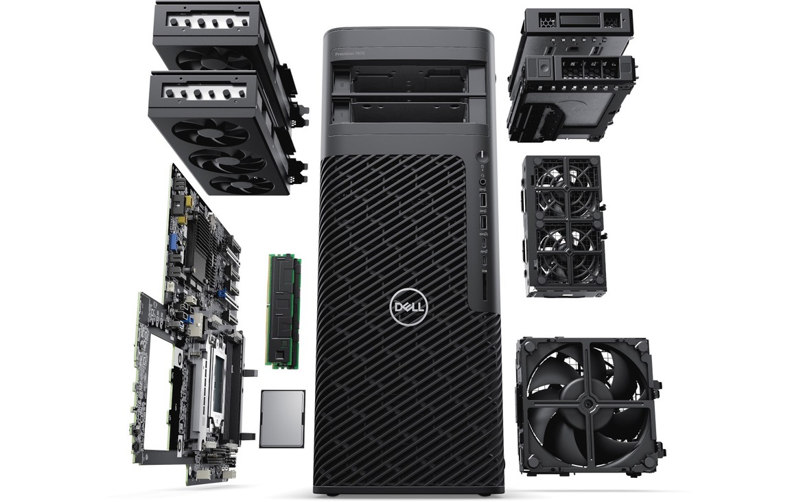 Dell Precision 7875 Workstation Review: 96 Cores With Dual RTX 6000