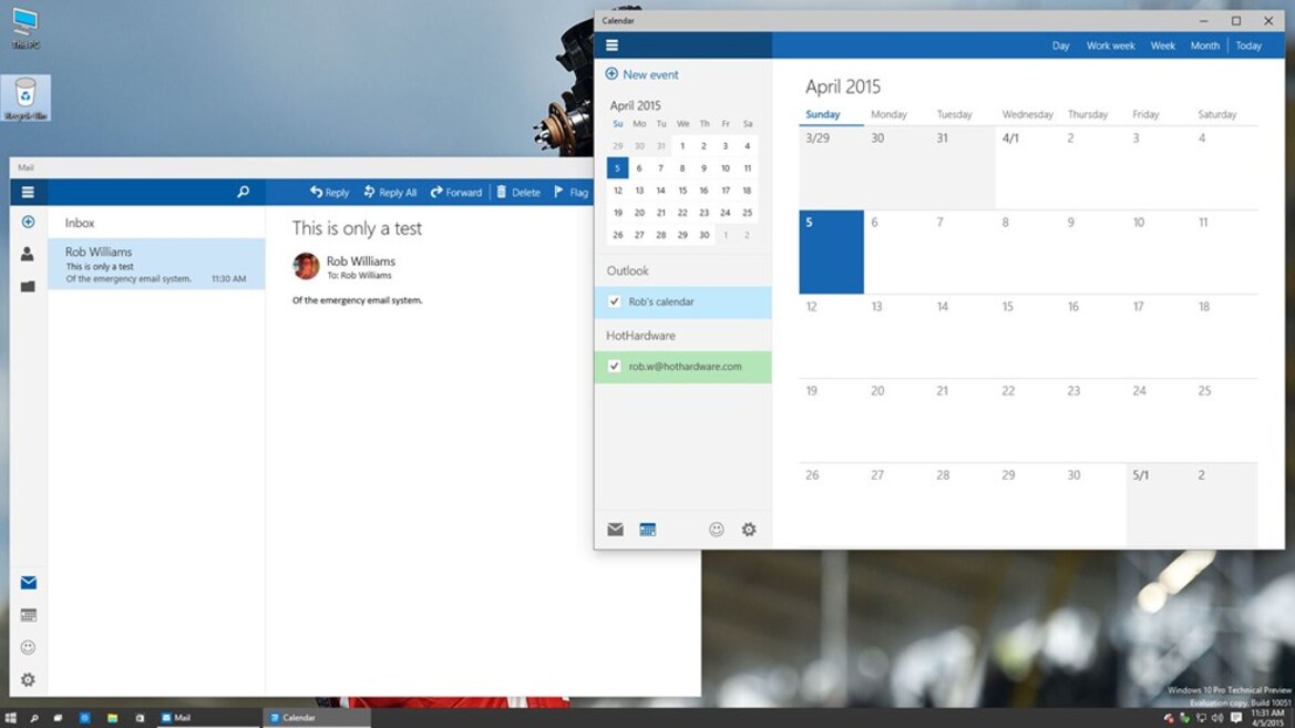 Windows 10 Build 10061 Hits Fast Ring For Insiders, Bring New Mail And Calendar Apps