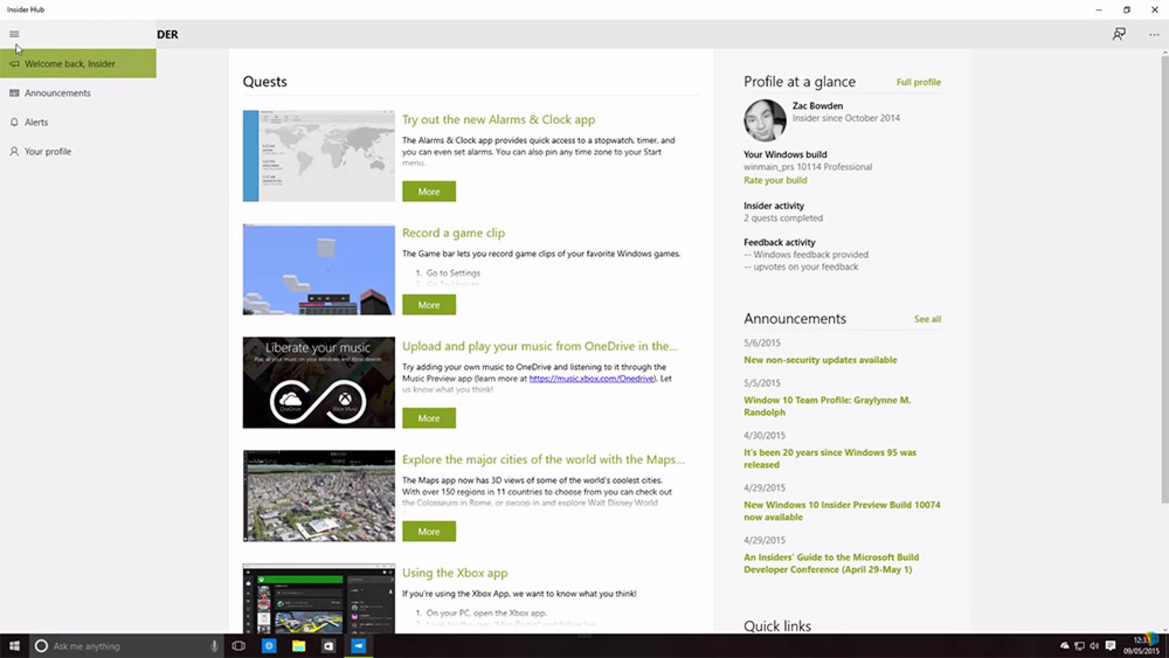 Windows 10 Build 10114 Delivers Enhanced Start Menu Customization, Overhauled Insider App