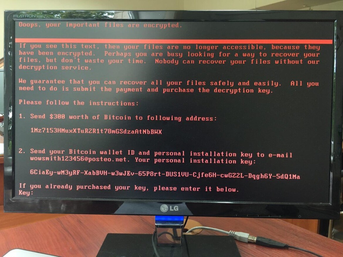 Massive Petya Ransomware Attack Cripples European IT Systems, Seeks Global Infestation