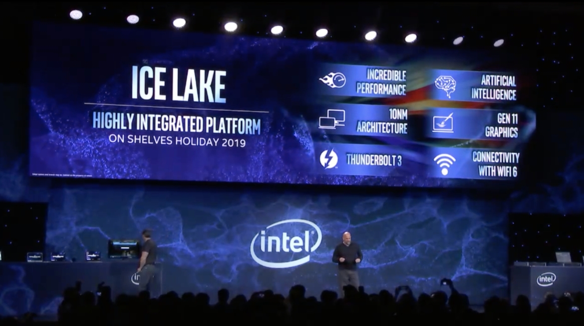 Intel Shows Off 10nm Ice Lake, Confirms Systems On Track For Holiday 2019 Debut