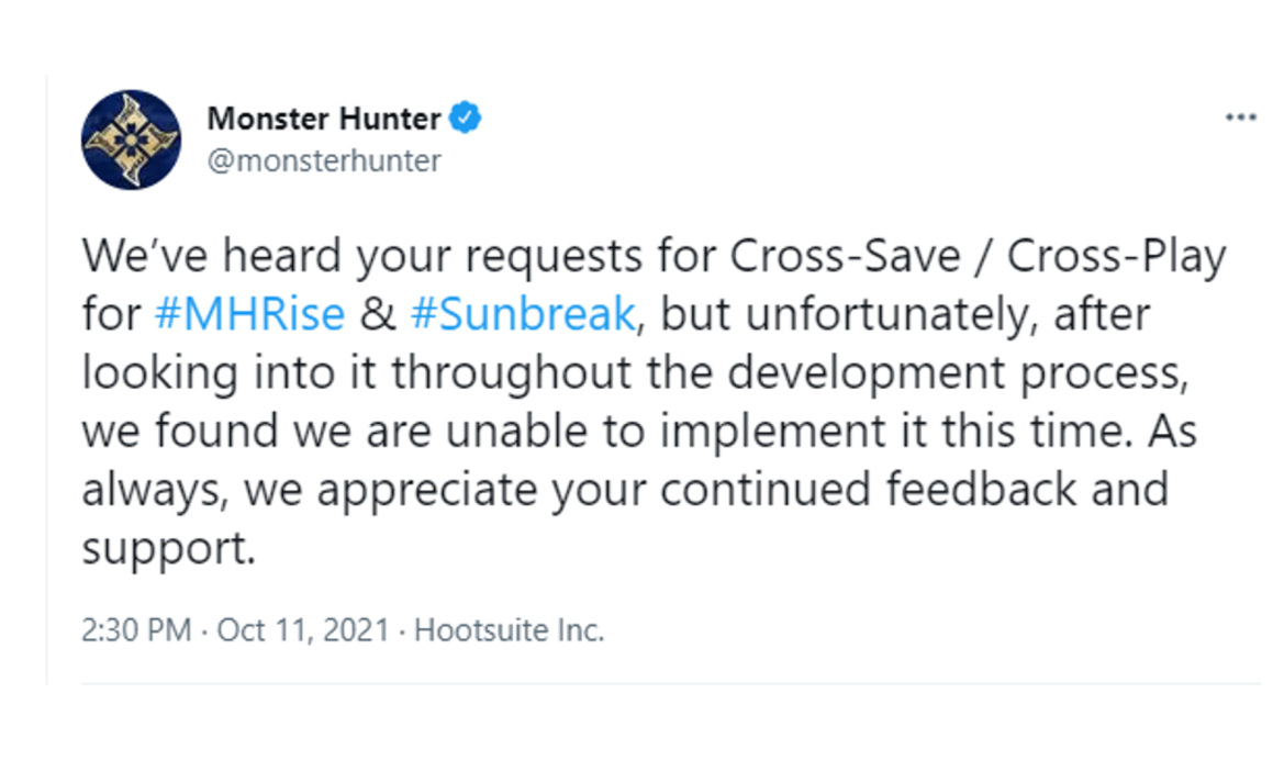  Capcom Talks Monster Hunter Rise Cross-Play And Cross-Save On PC And It's Not Good News