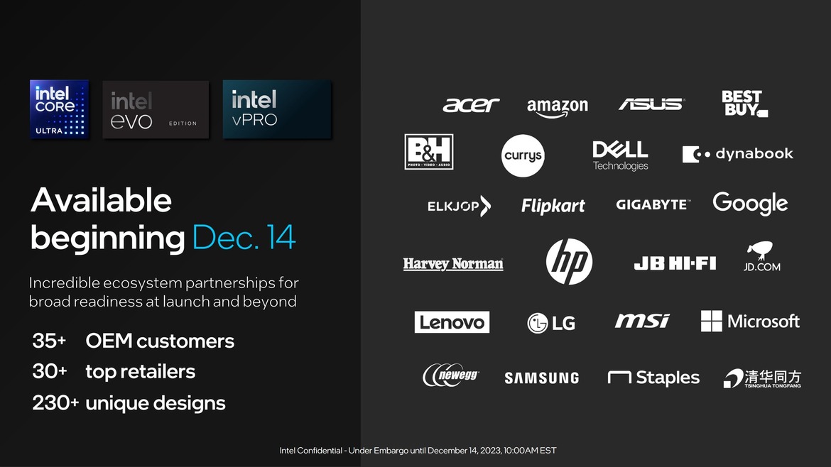 Intel Core Ultra Meteor Lake Mobile CPUs Launch With Gaming Grade iGPU And AI Brawn