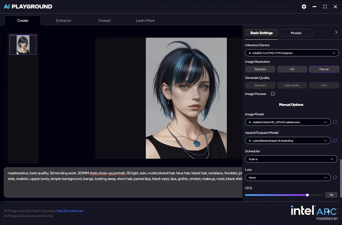 Intel AI Playground Is An AI PC Starter App For Arc GPUs And It's Free