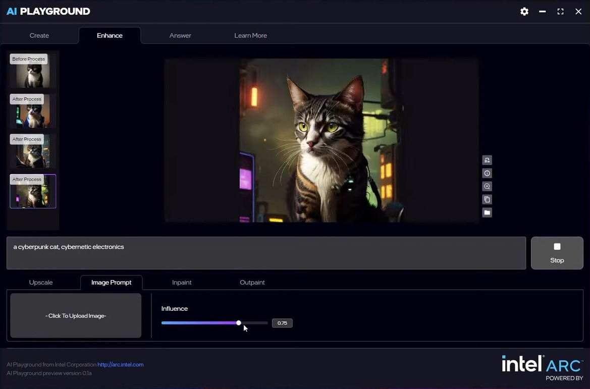 Intel AI Playground Is An AI PC Starter App For Arc GPUs And It's Free