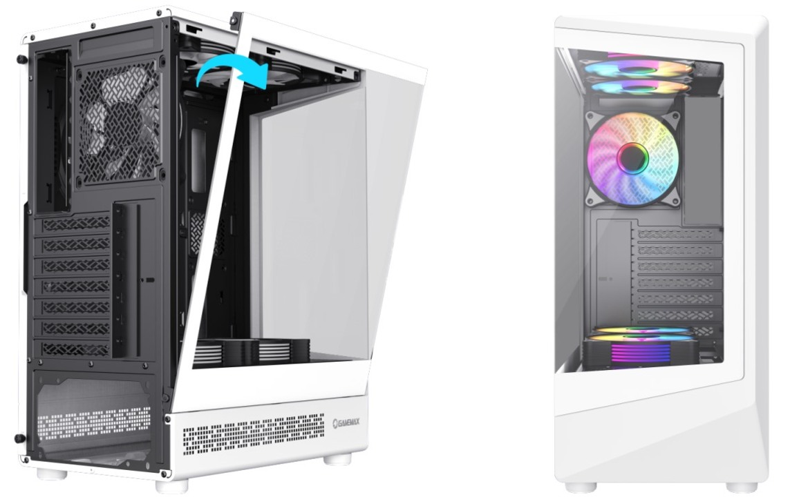 GameMax Unveils A Windowed Vista Case With A COC On The Backside