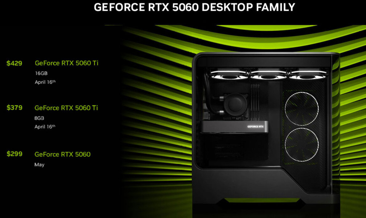 NVIDIA Unveils GeForce RTX 5060 Family, Bringing Blackwell Under $500